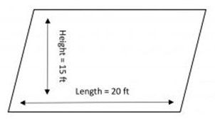 Parallelogram Lawn Measure — Ellicott, CO — Schubert’s Sod Depot