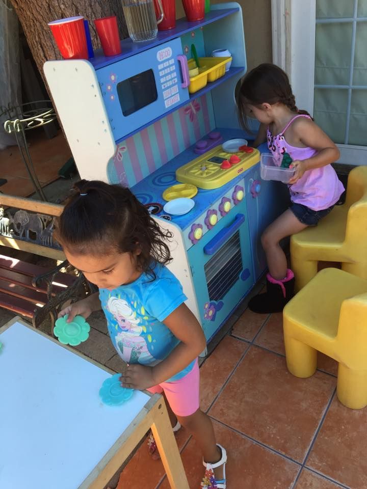 Vicky's Day Care with children playing.