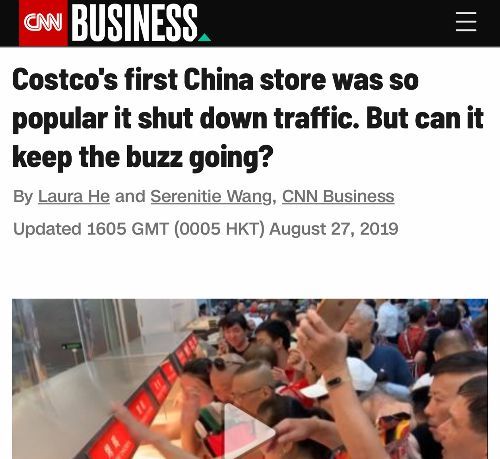 Costco 's first china store was so popular it shut down traffic but can it keep the buzz going ?