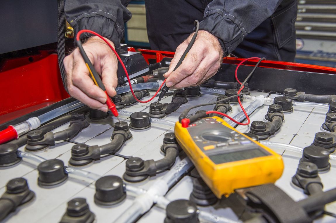 riparazione di batterie industriali