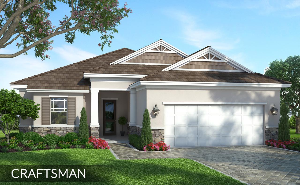 Home Model Series 2500 Craftsman Style — Tampa, FL — Coastal Pointe