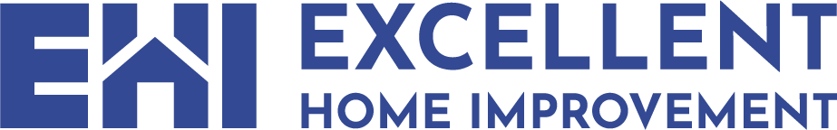 Logo for Thousand Woods Floor Company: Text in dark blue, with a graphic of wood-like colored squares.