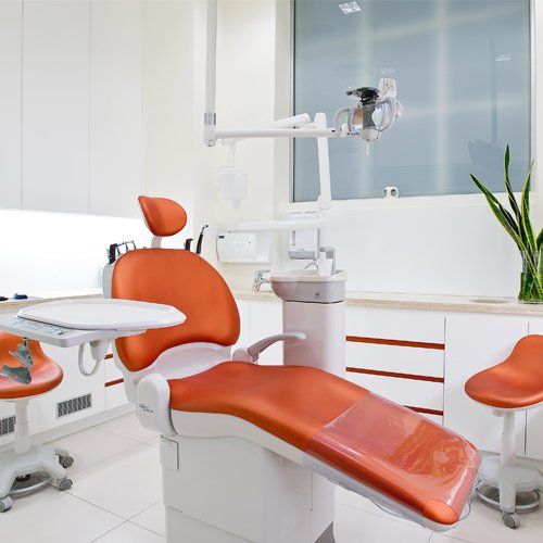 Chair in dental clinic