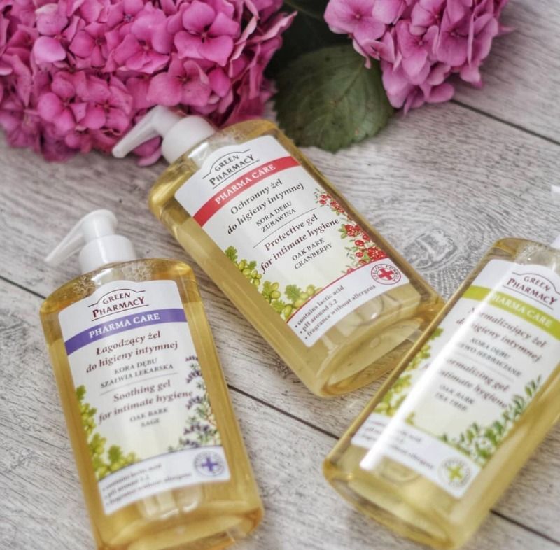 波蘭原裝進口 Green Pharmacy 私密水嫩潔膚露