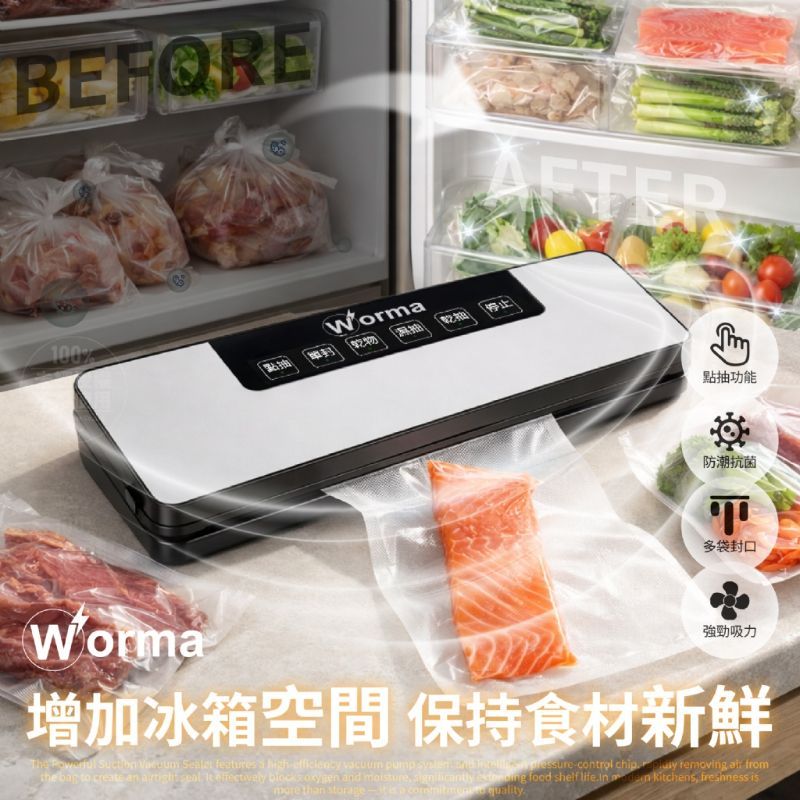 Worma 真空封口機-附真空袋50入