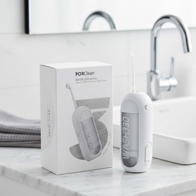 PORClean 寶可齡時尚多功能沖牙機WASH330 贈旅行收納盒
