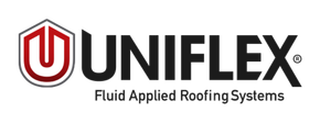 The logo for uniflex fluid applied roofing systems