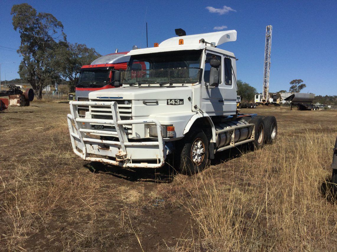 Used White Truck parked at Toowoomba Plant and Equipment 