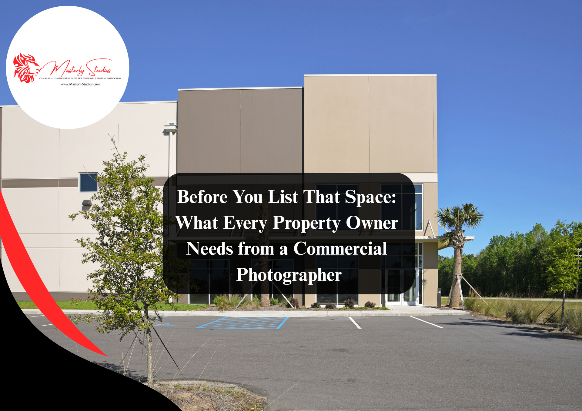 Commercial architectural photography of modern building exterior