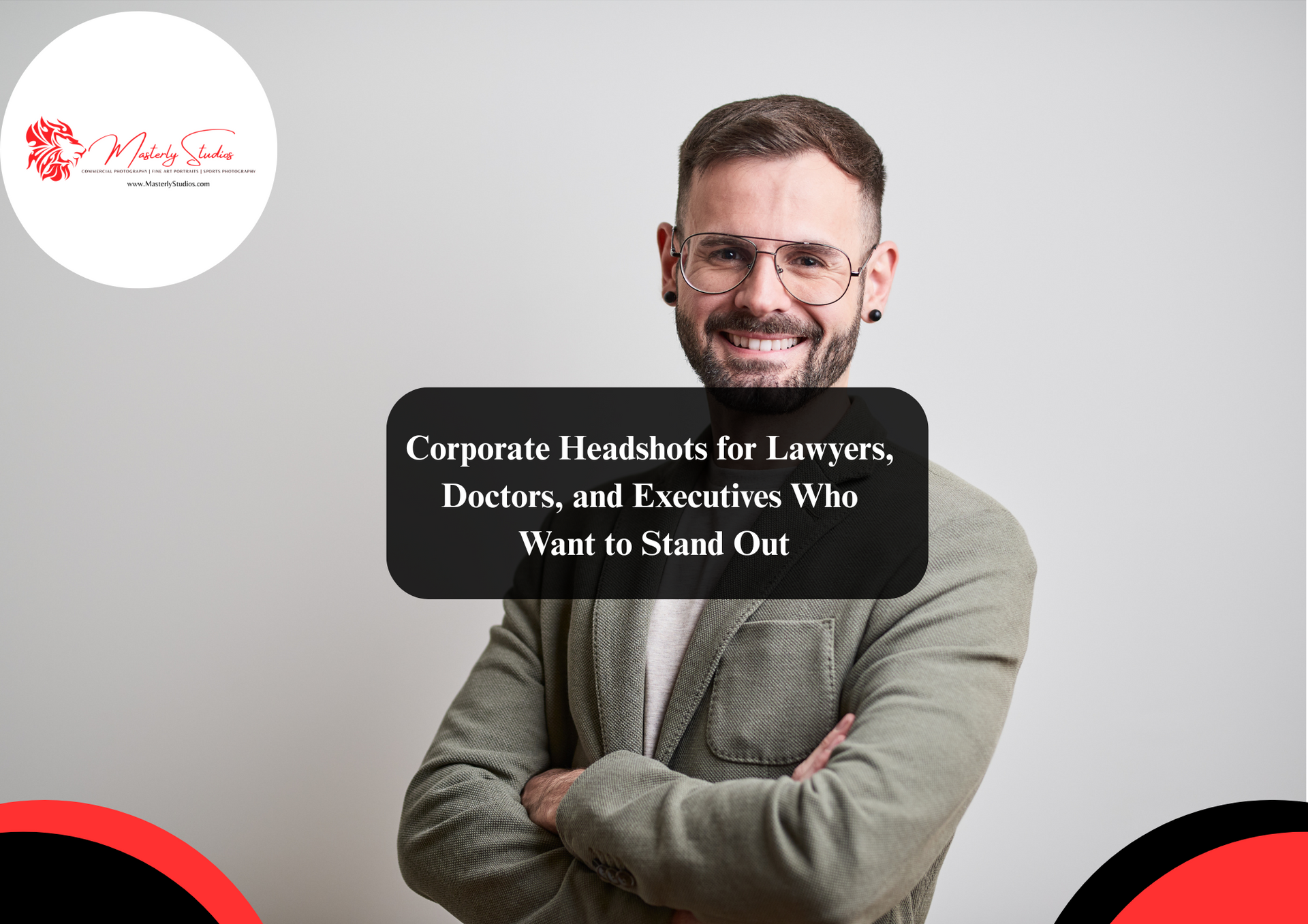 Professional corporate headshot portrait