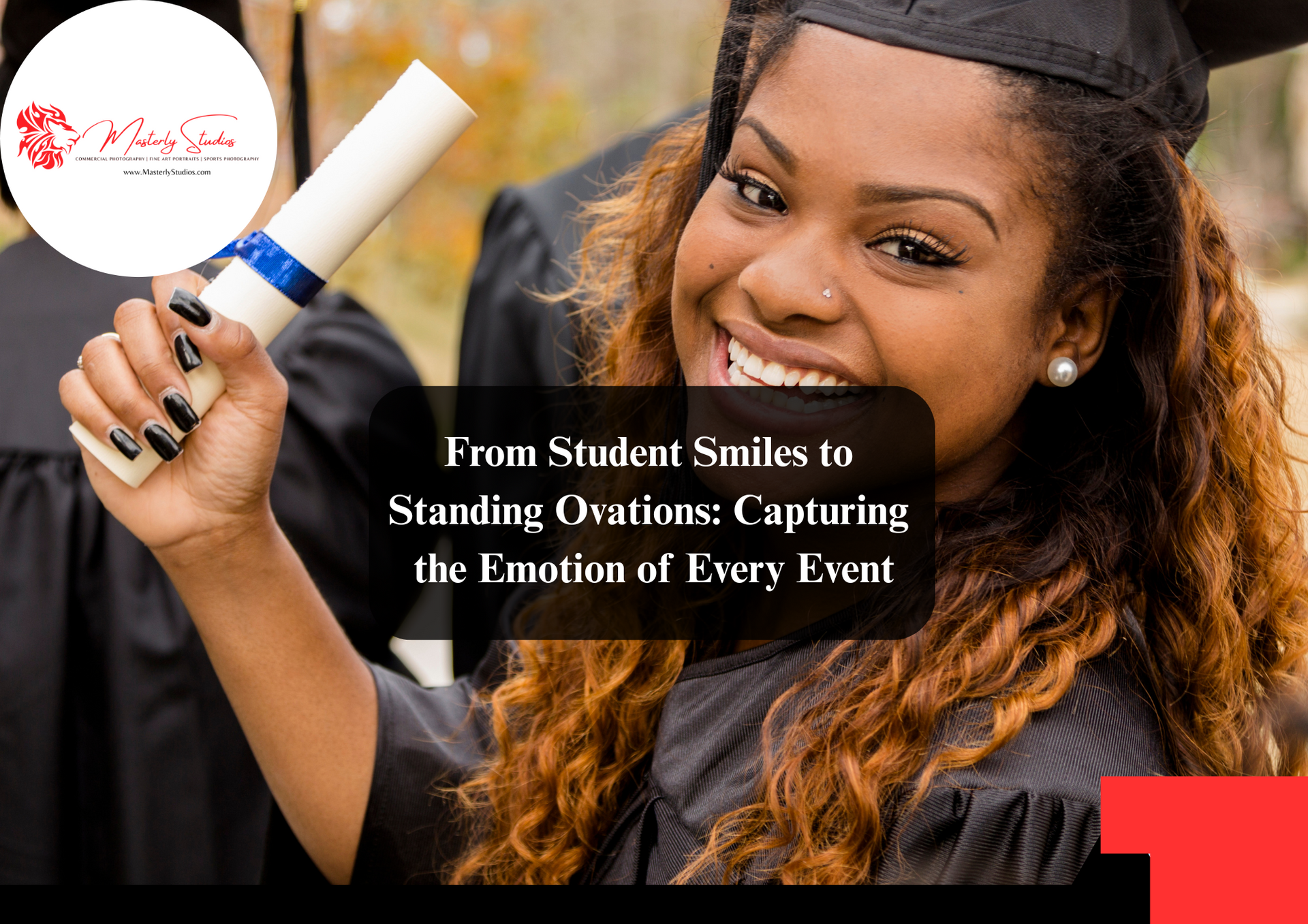 Professional event photographer capturing moments at a live event.