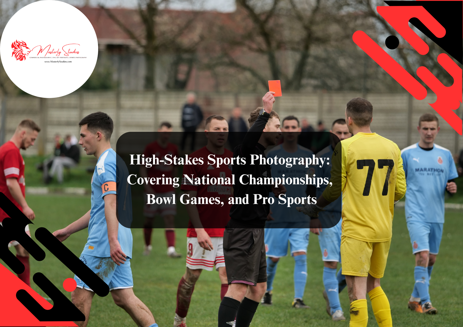 Sports photographer capturing action moments.