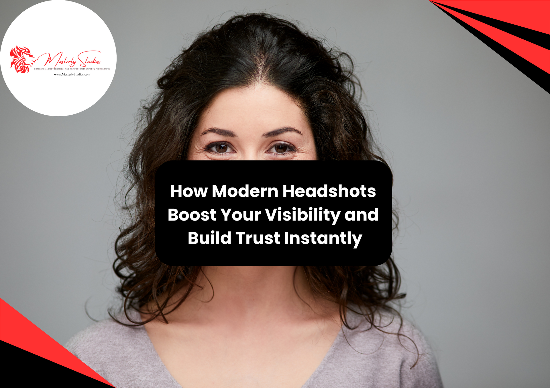 Professional headshot photography of business portraits
