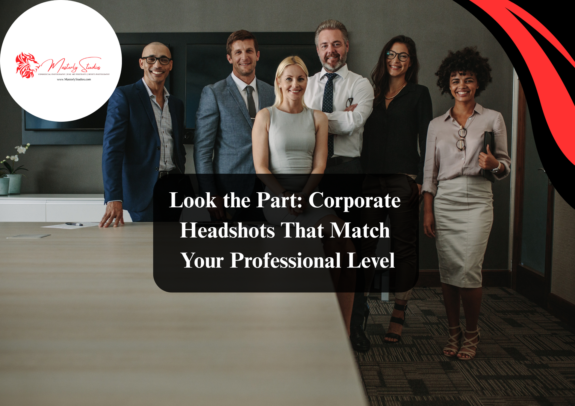 Professional corporate headshots for business profiles.