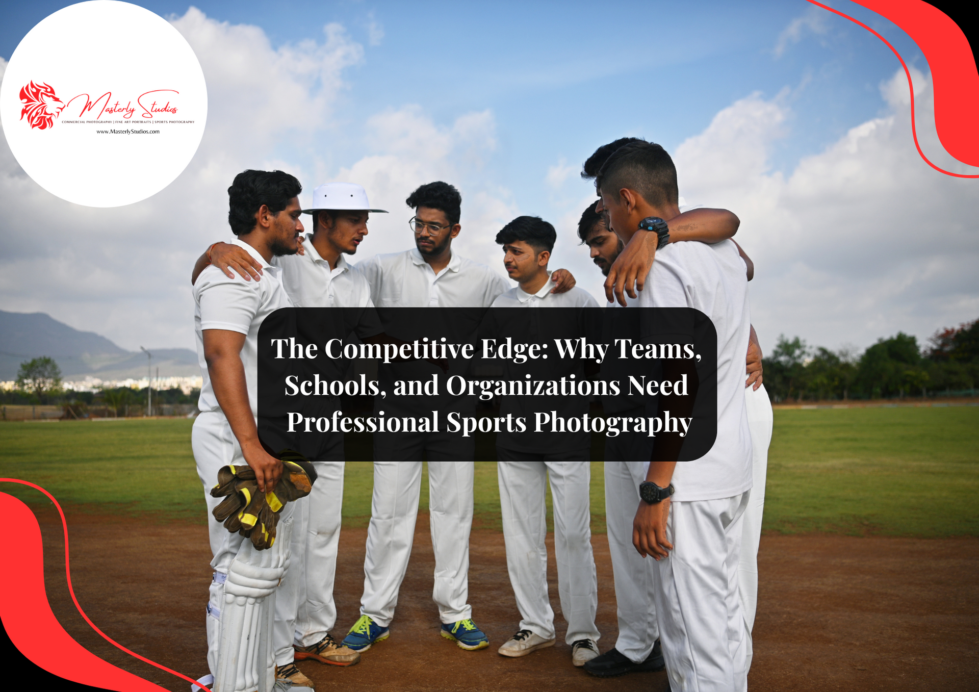 Sports photographer capturing action shots of athletes