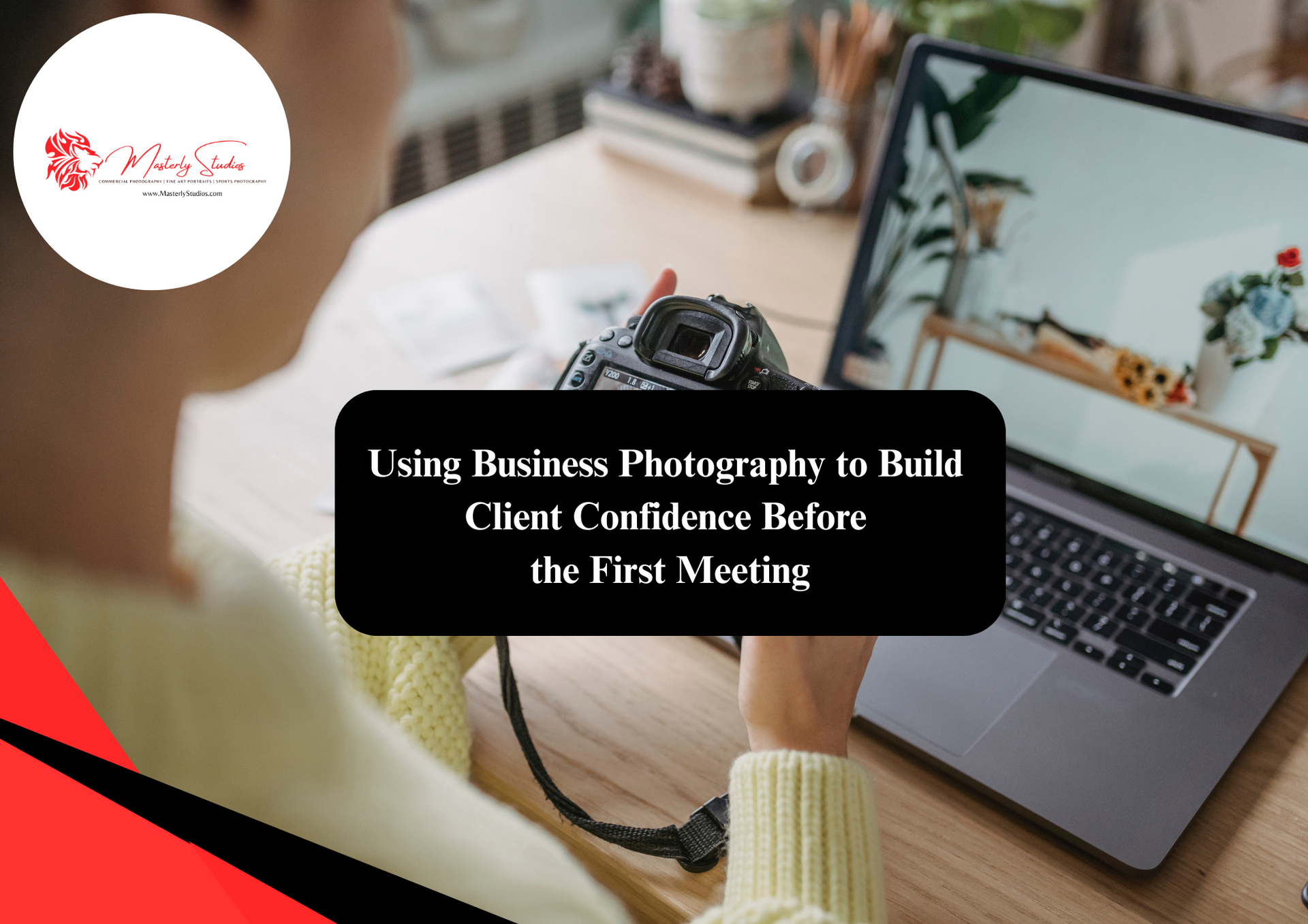 Personal branding photographer capturing professional images.