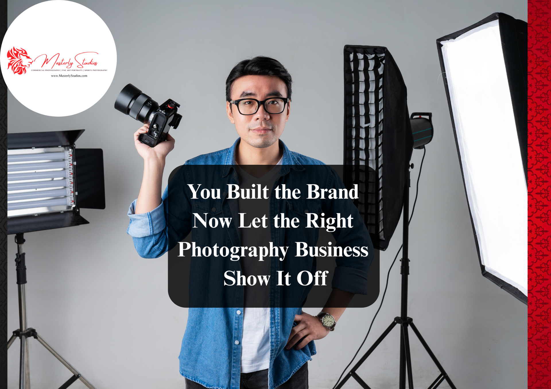 Photographer working on a laptop for their photography business