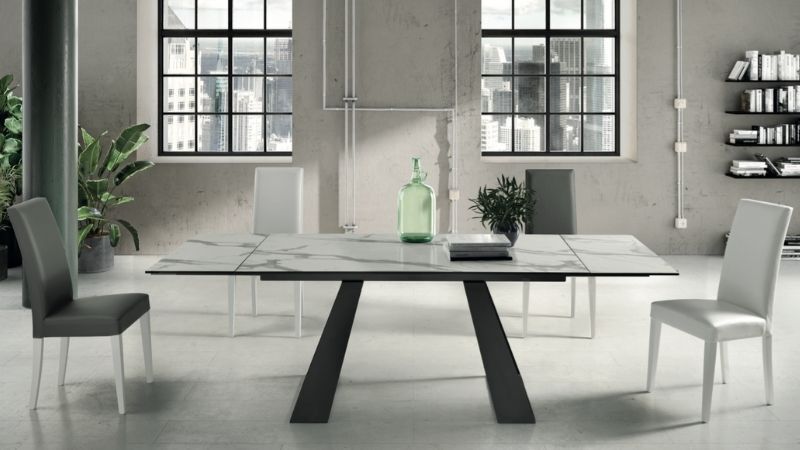 tavolo vetro allungabile