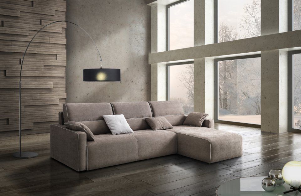 divano con chaise longue