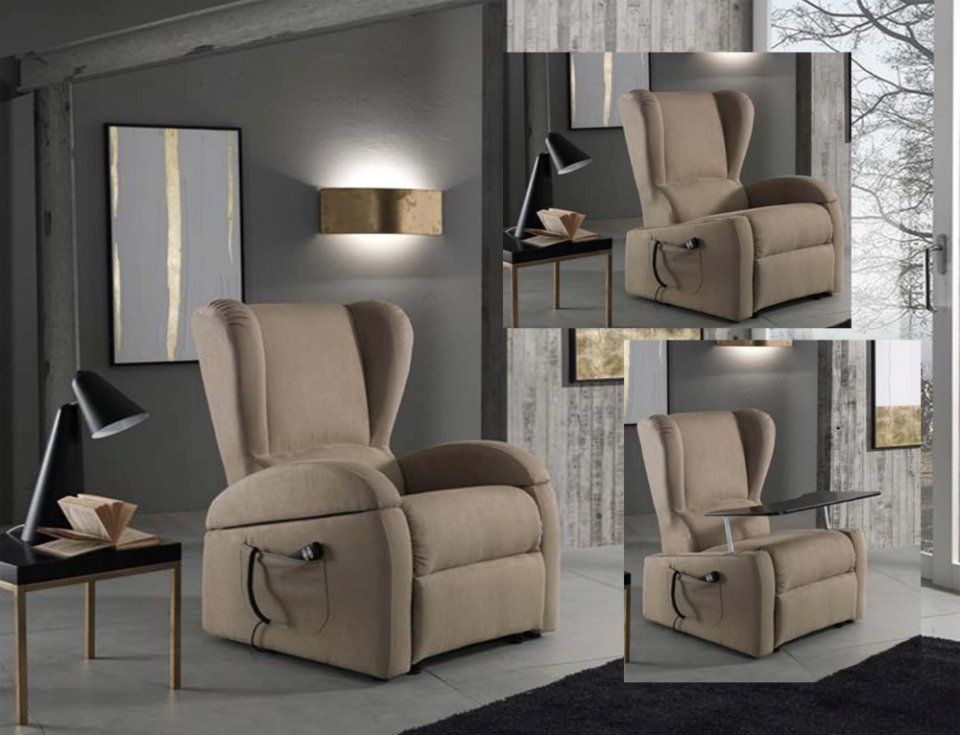 poltrona imbottita elettrica