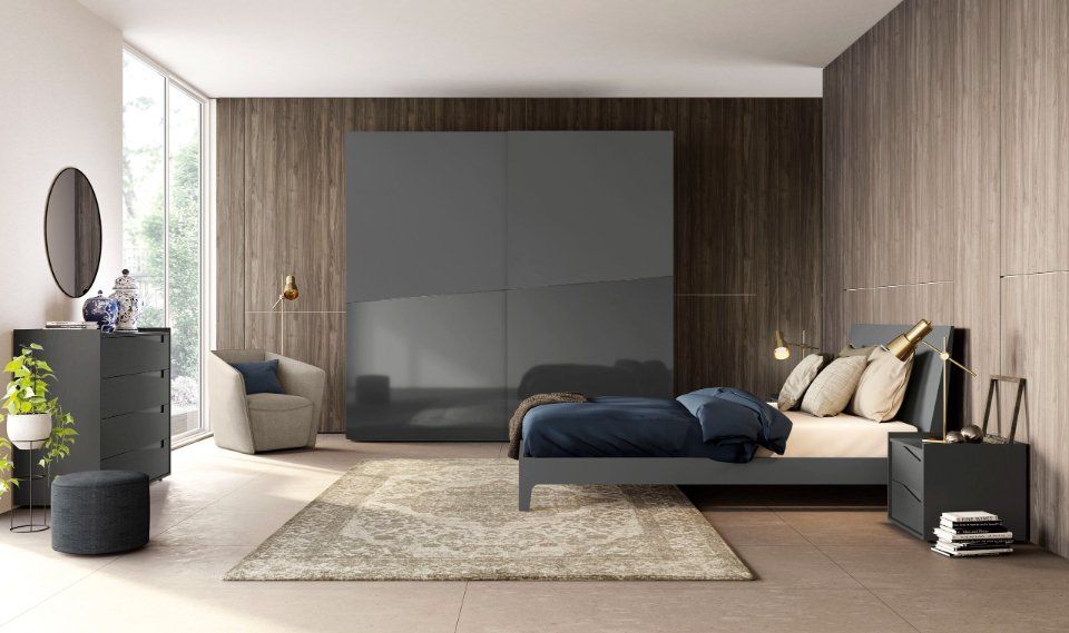 stanza da letto minimal