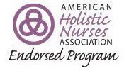 The logo for the american holistic nurses association endorsed program.