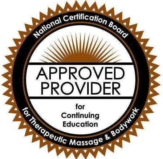 National certification board approved provider for continuing education for therapeutic massage and bodywork