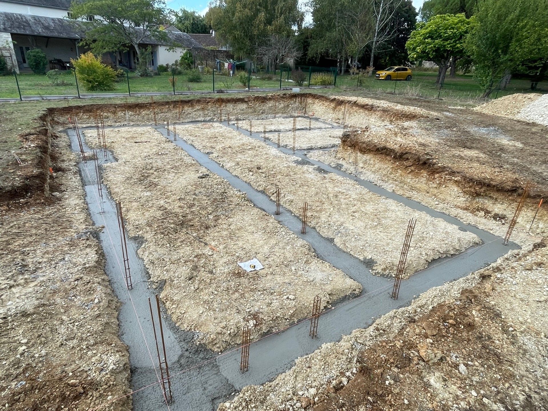 Fondations pour une maison individuelle