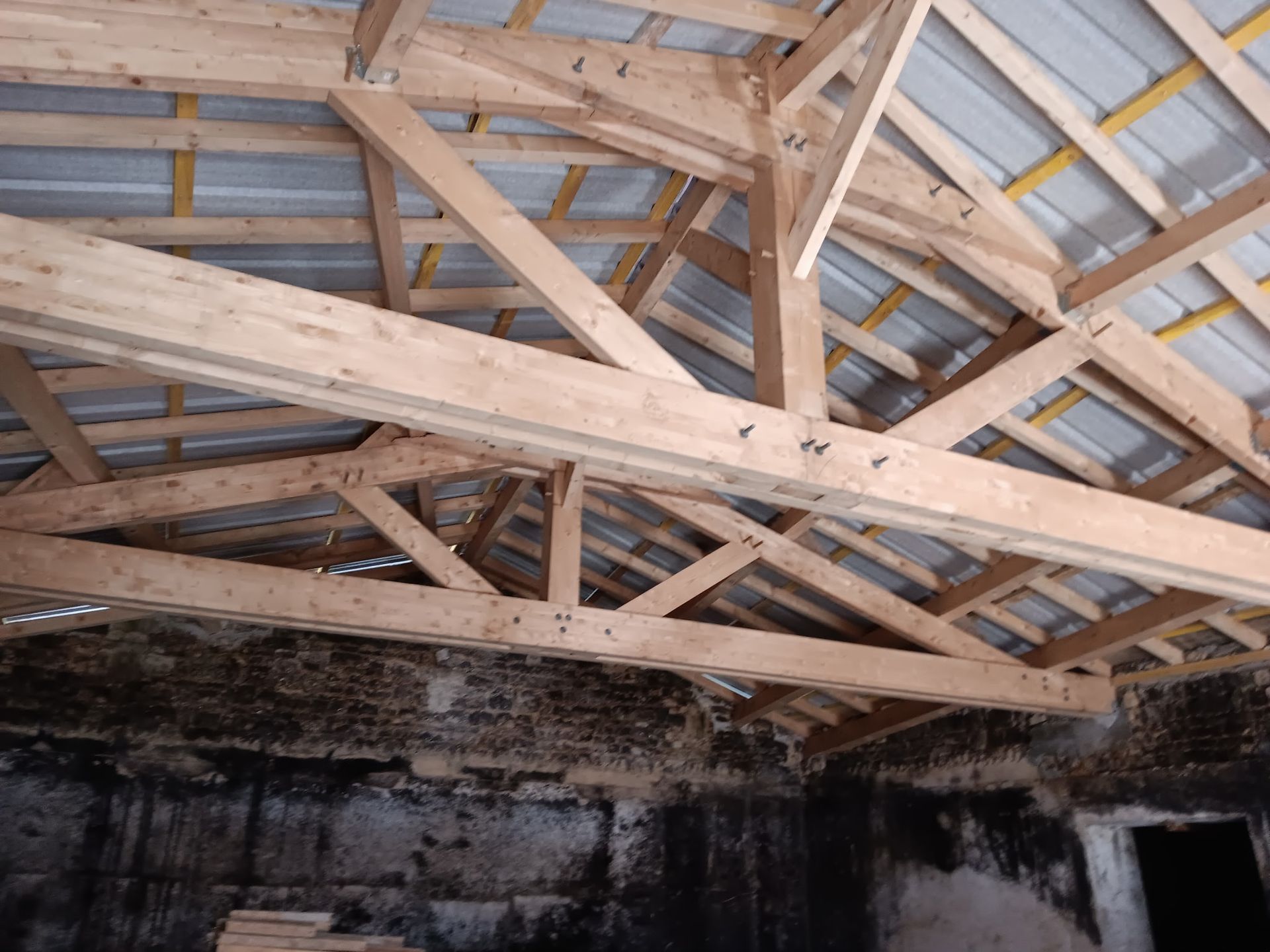 Rénovation d'une charpente