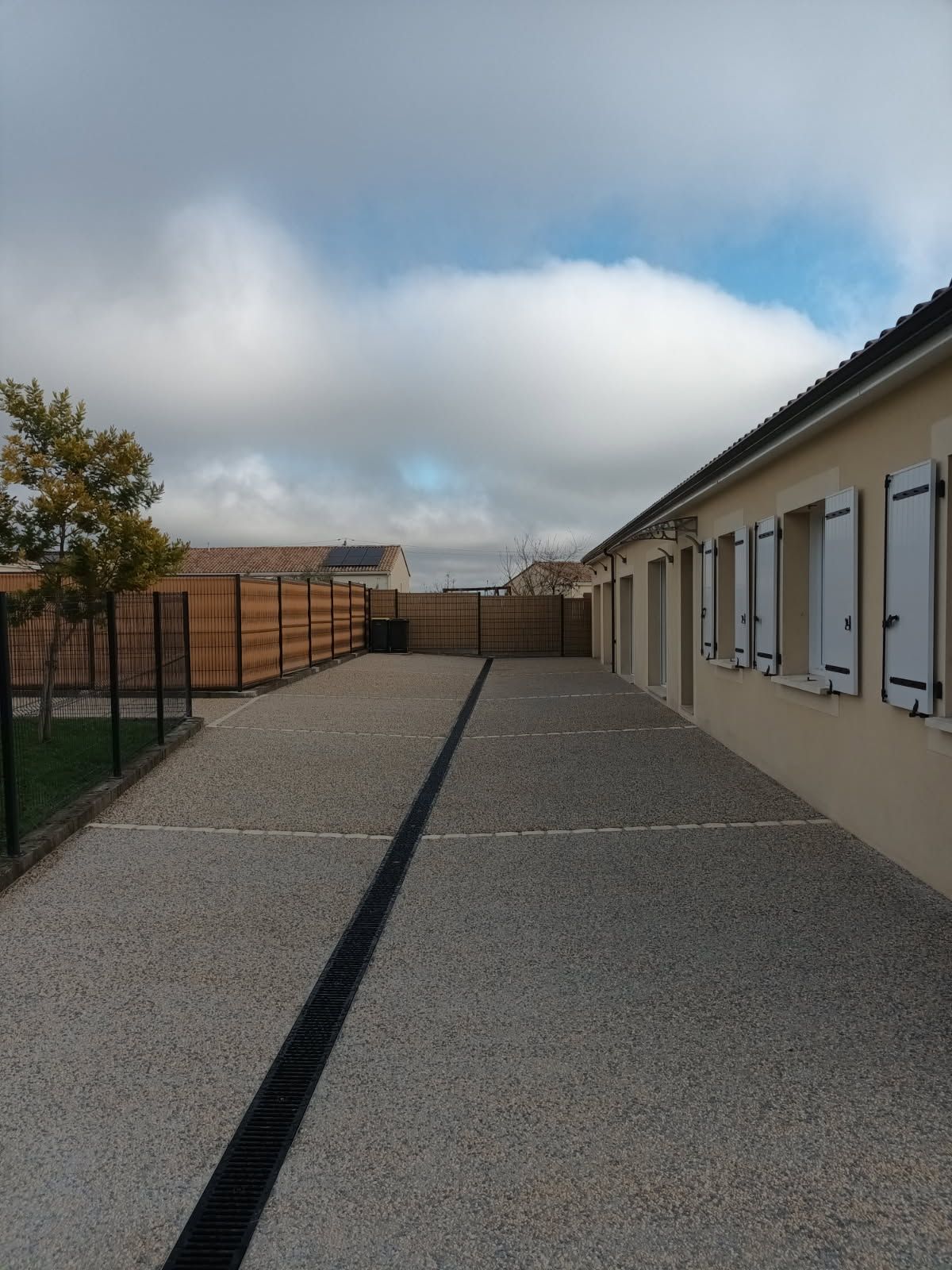 Réalisation d'un gravier lavé