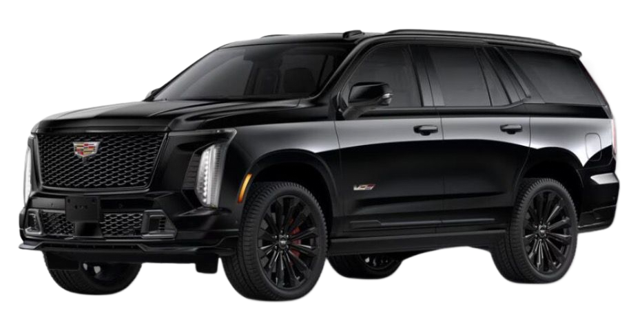 Black Chevrolet Suburban SUV.