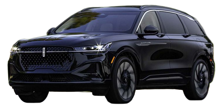 Black Lincoln Corsair SUV.