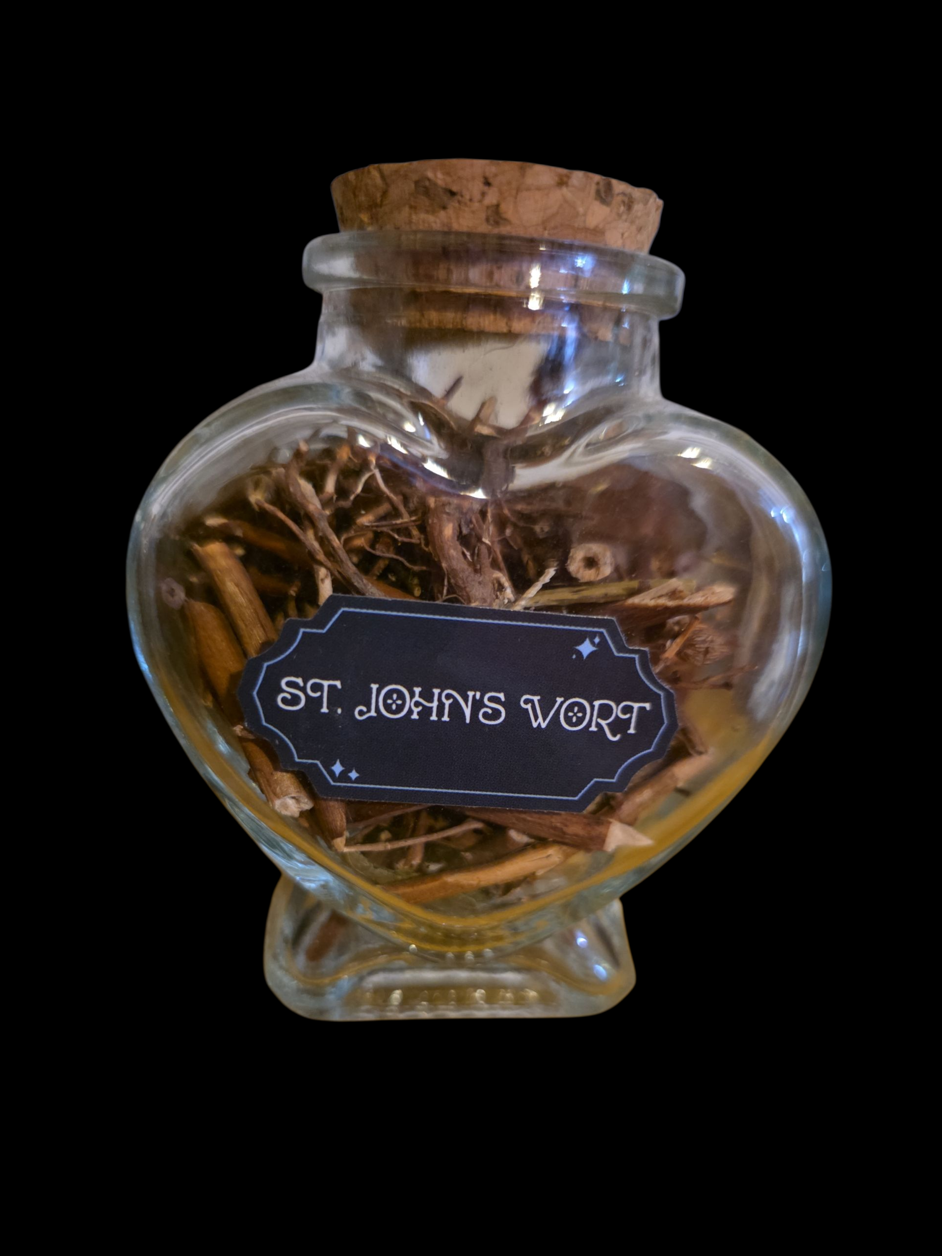 Heart bottle of St. Johns Wort