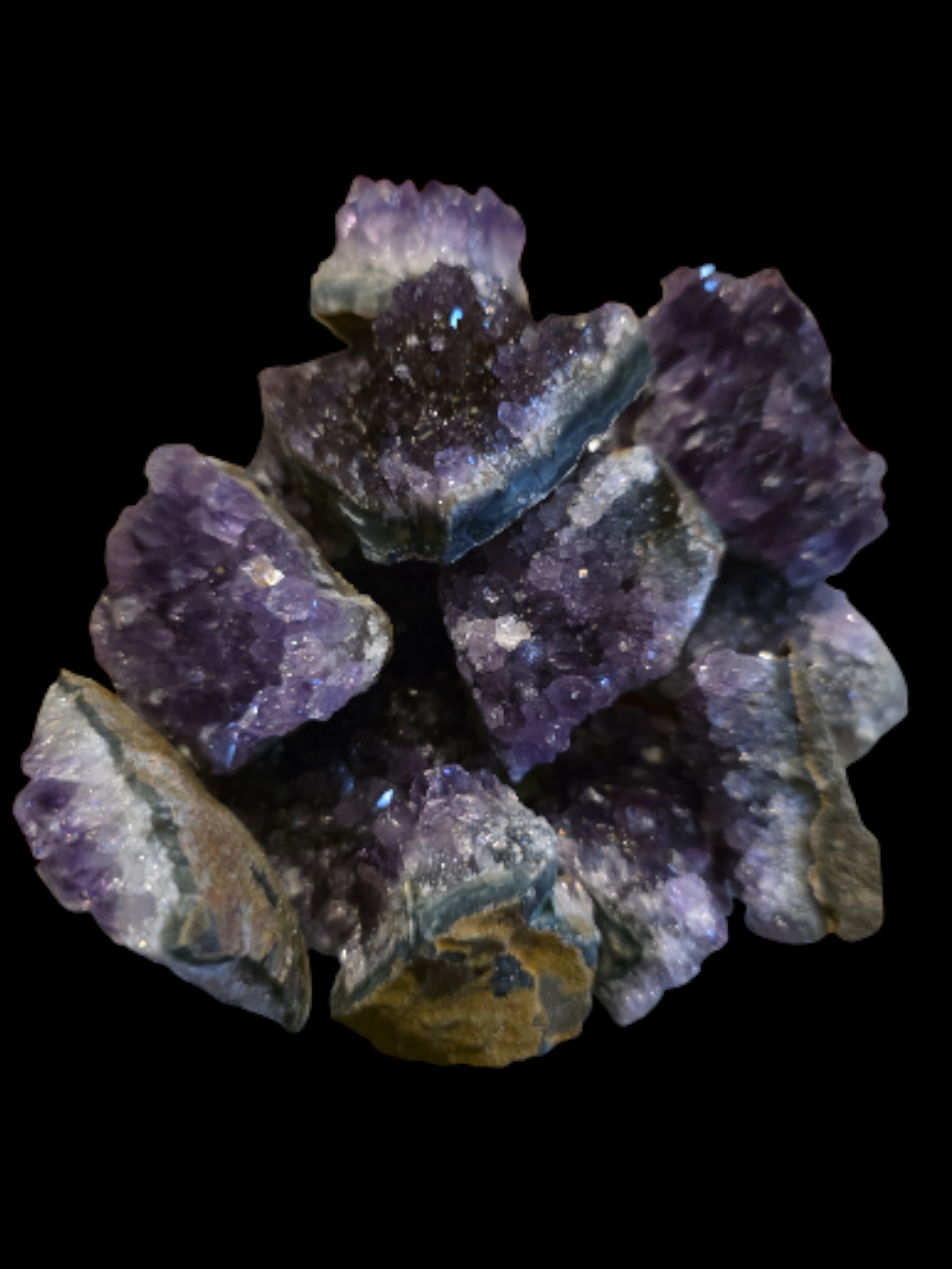 Amethyst Clusters Natural Raw Amethyst Geode Rock Healing Crystals Cluster