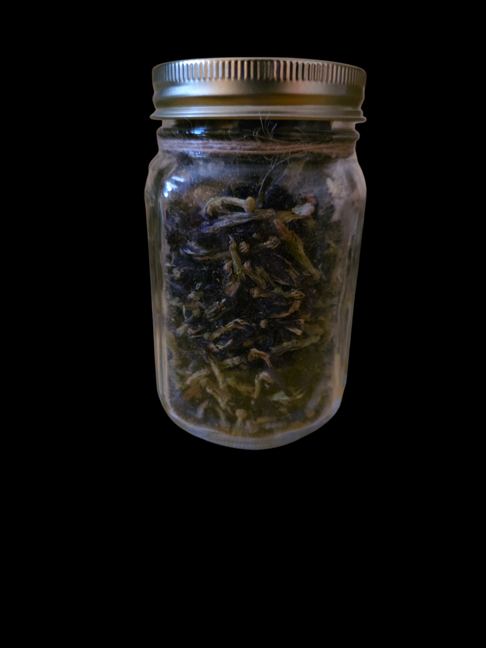 1 Pint Jar Hibiscus and Lemon Tea