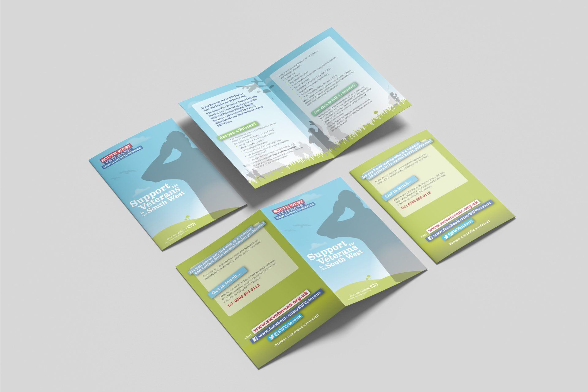 AWP leaflet, South West Veterans mental health partnership service