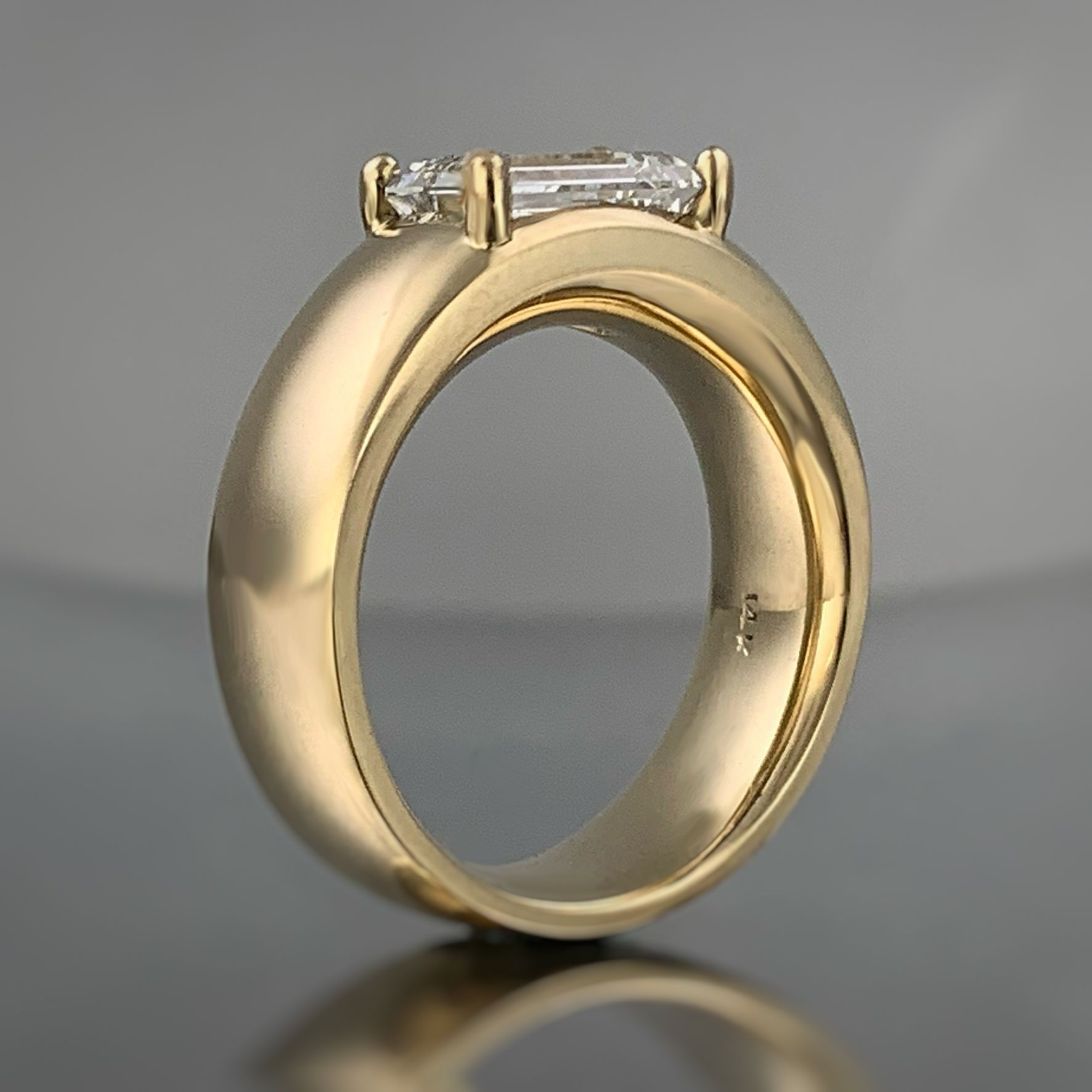 custom platinum engagement ring