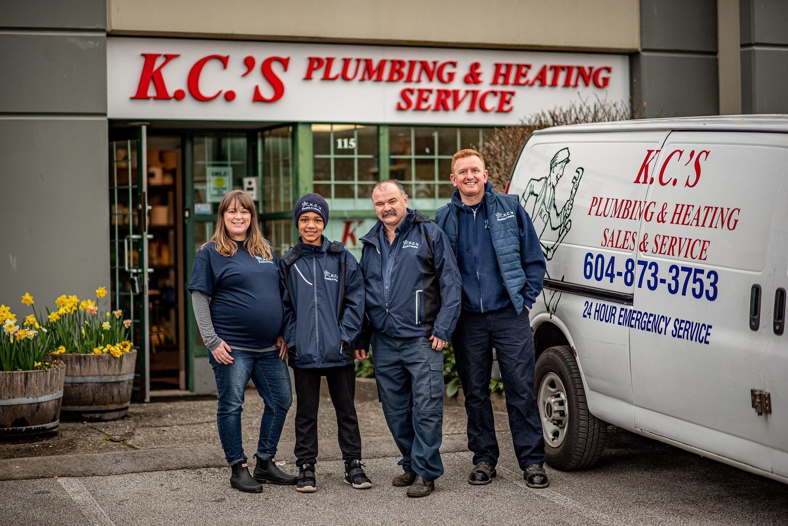 KCs Plumbing and Heating, company owners 