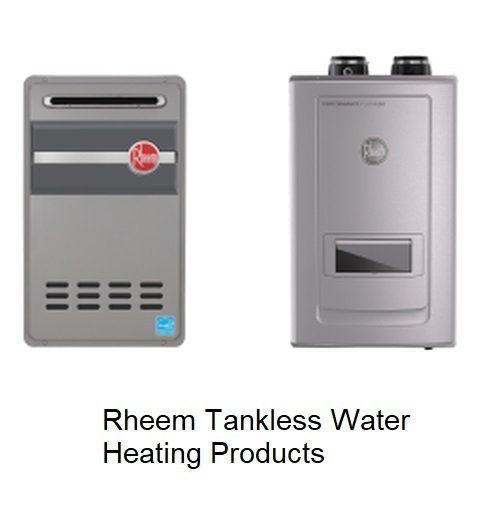 Rheem Tankless Water Heating Products