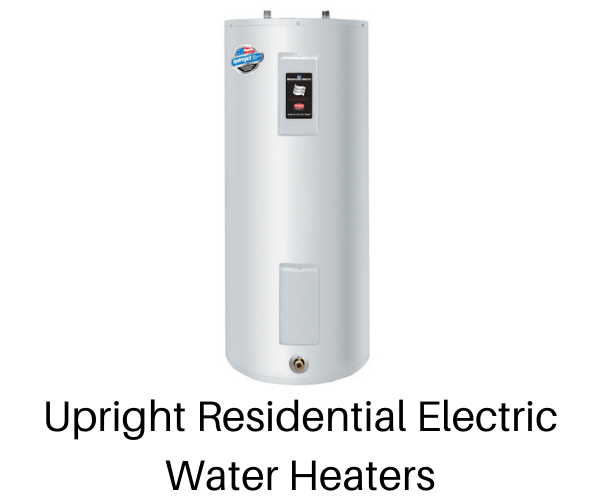 Upright Residential Electric Water Heaters