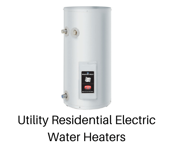 Utility Residential Electric Water Heaters