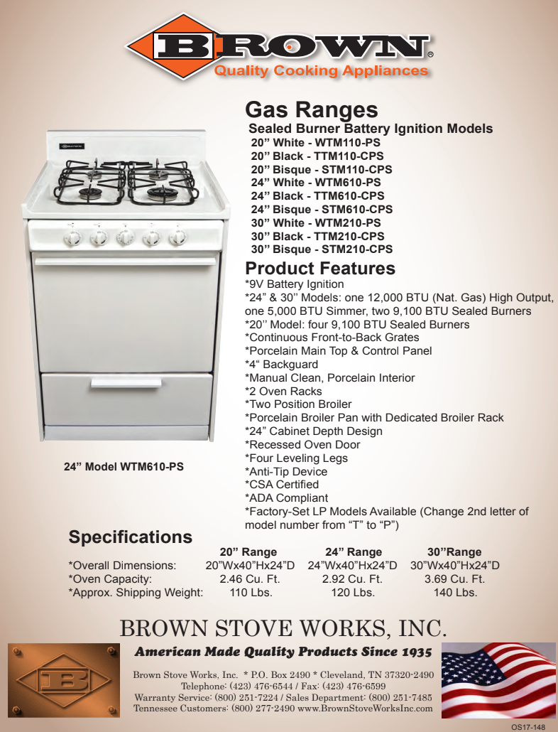 A white gas stove with four burners and a drawer on a white background.