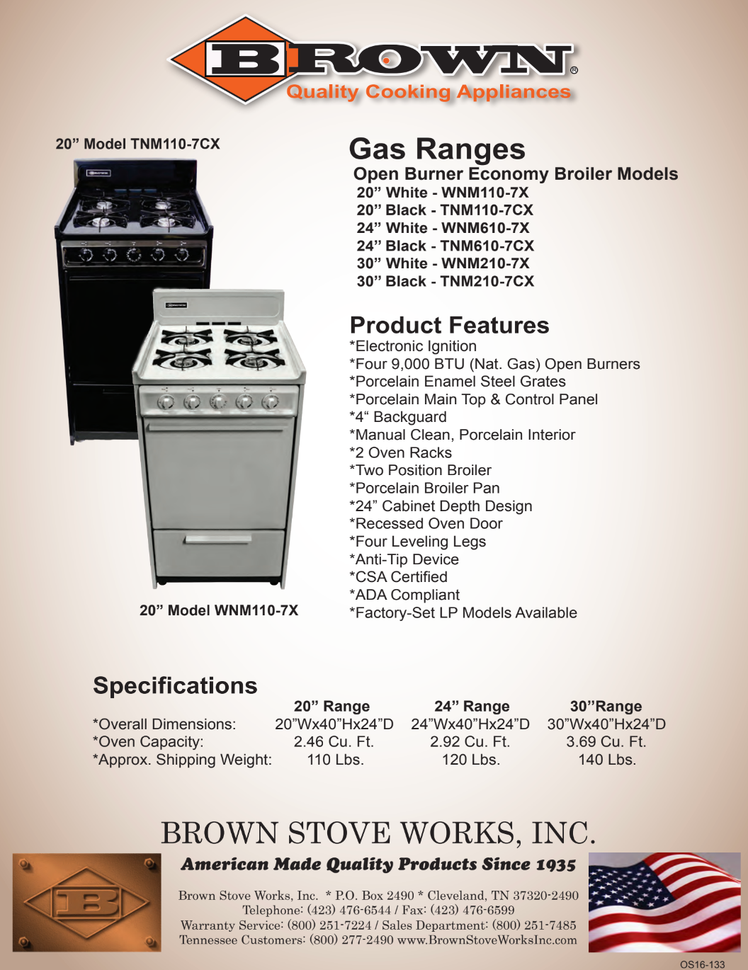 A stainless steel stove with four burners and a drawer underneath