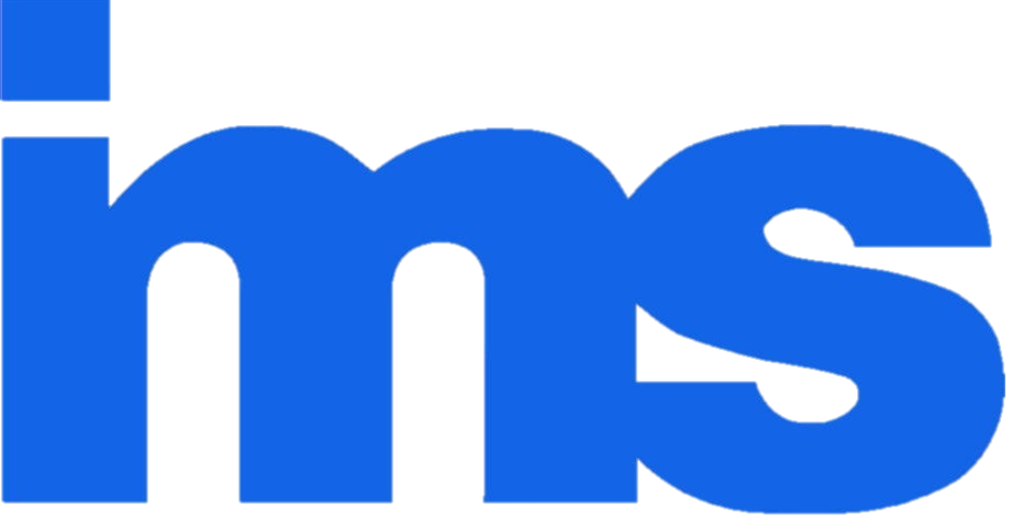Blue "ims" logo.