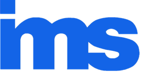 Blue "ims" logo.