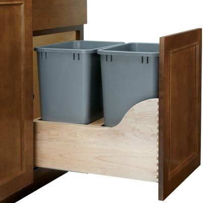Sliding Trash Can Holder