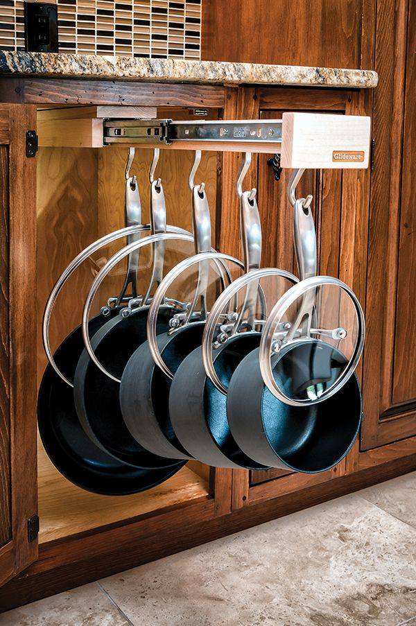 Sliding Pot and Pan Holder