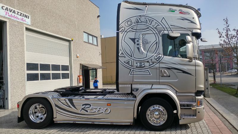 cabina di un autocarro