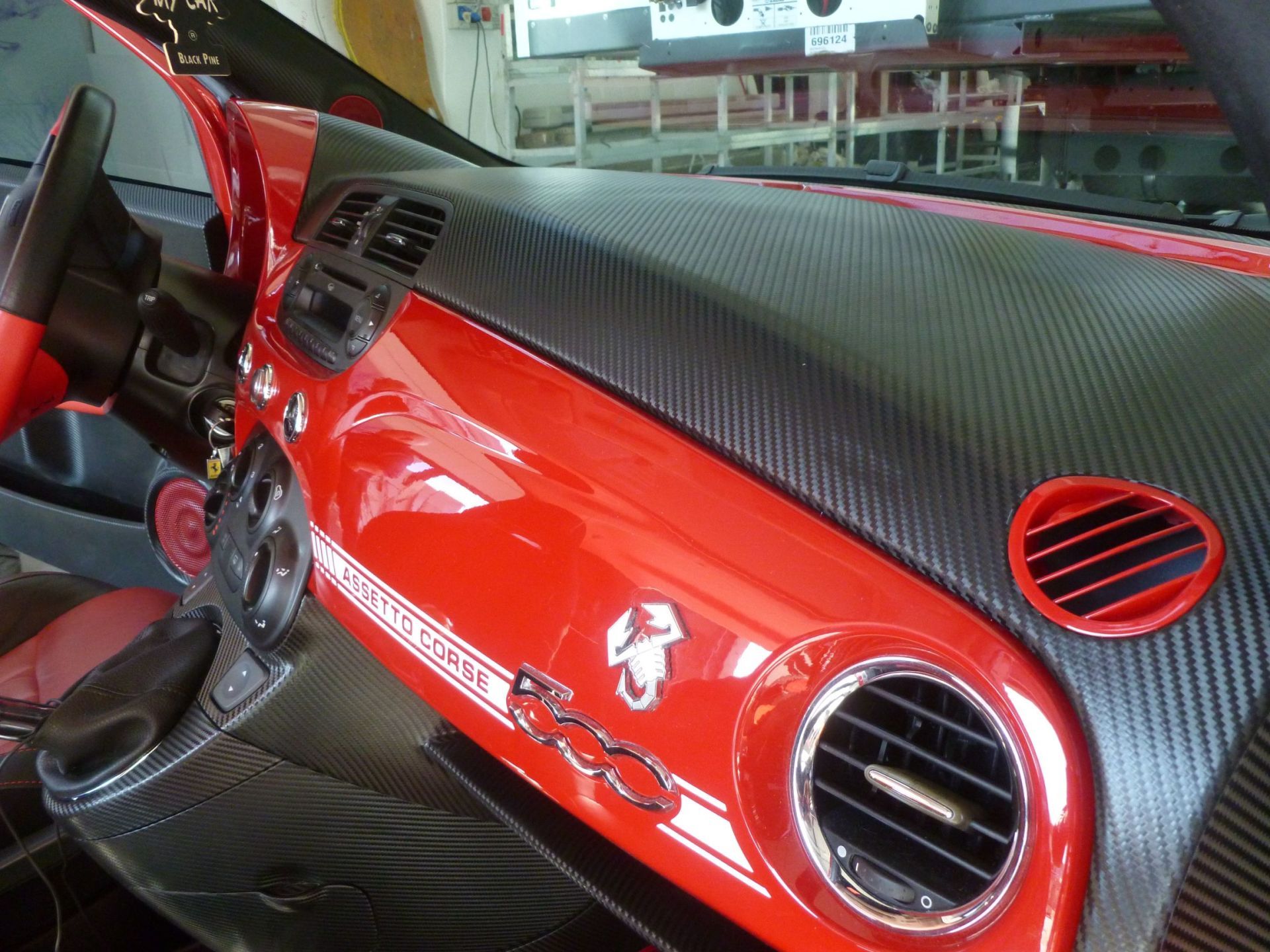 cruscotto di una 500