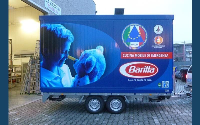decorazione per camion Barilla